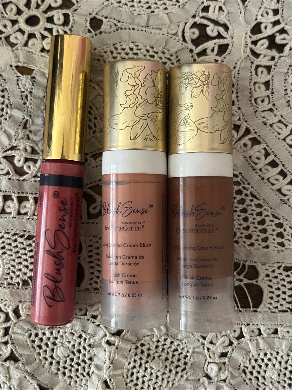 Senegence BlushSense Terracotta and Bronze + Limited Edition Pink Color